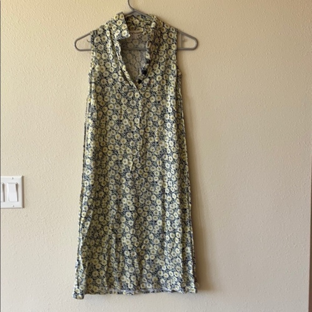 My Michelle green floral sleeveless Dress